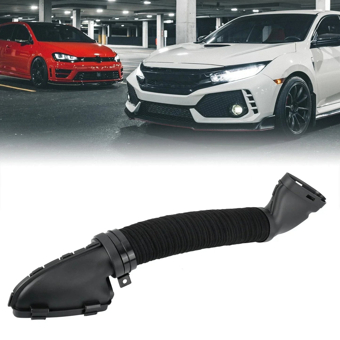 Car Air Intake Hose Tube for Mercedes-Benz C230 (2003-2005) Black