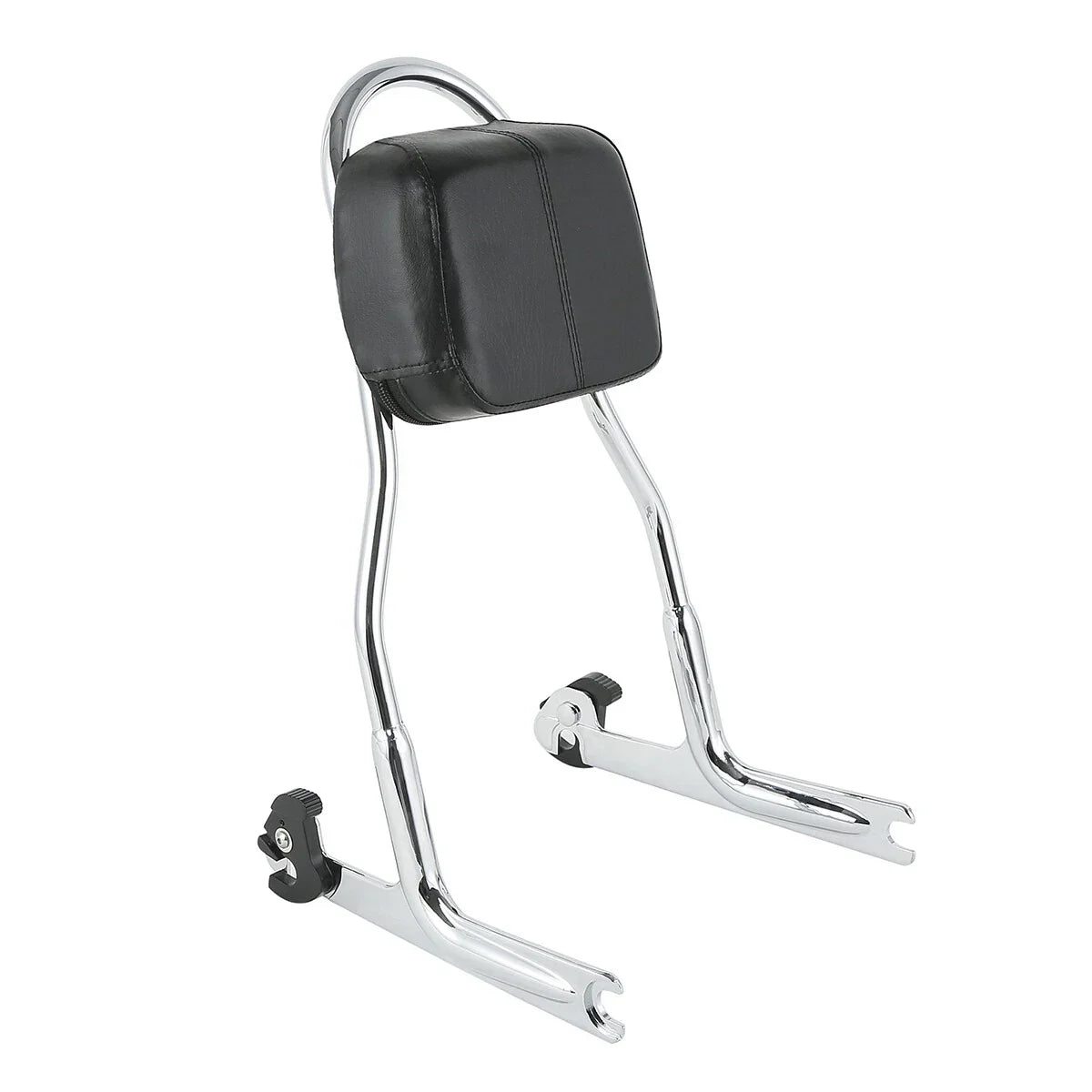 Chrome Detachable Sissy Bar Backrest for Harley Softail Fat Boy (2000-2017)