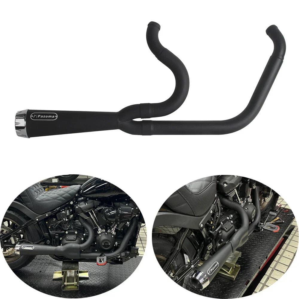 Full Exhaust System Pipe for Harley Softail Street Bob Fat Bob (2018-2023)