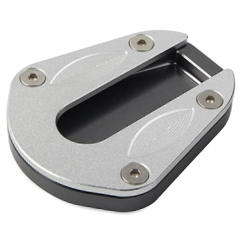 Gray Support Foot Side Stand Enlarger Pad for BENELLI TRK 502 (2017-2023)