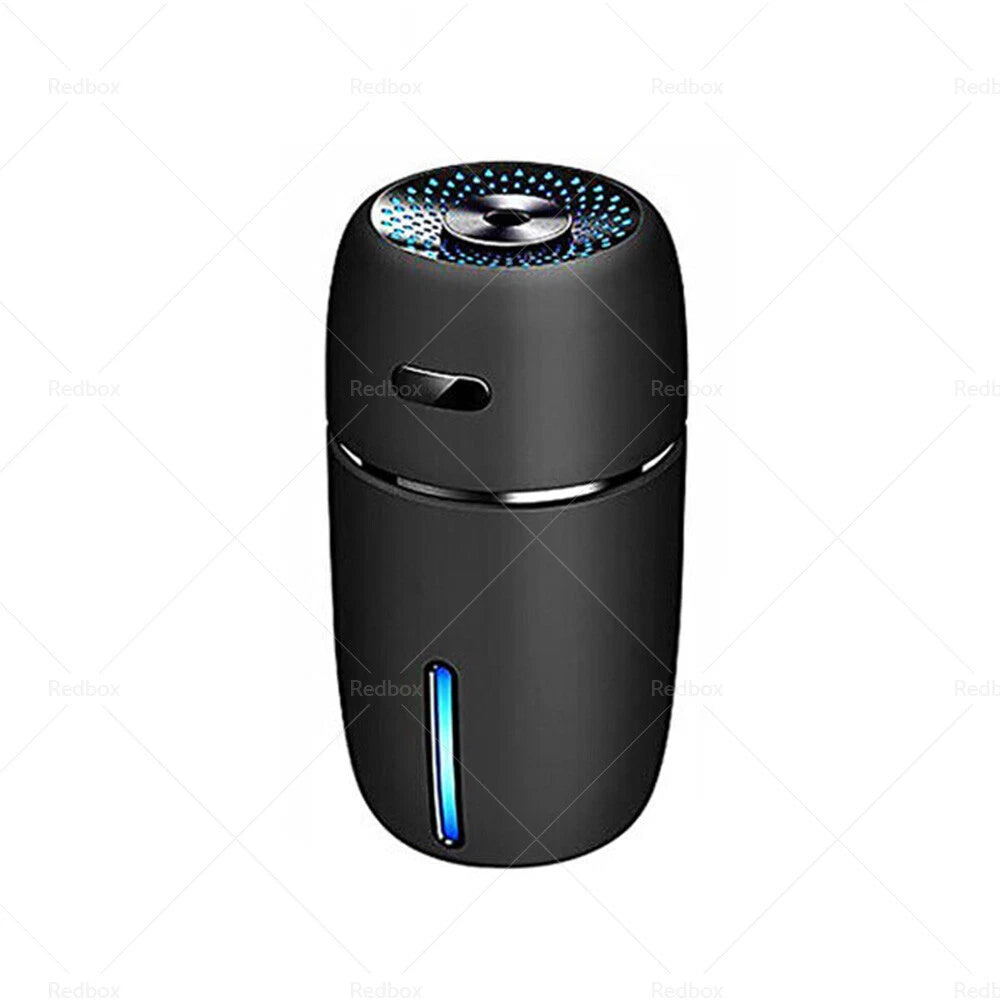 USB Car Air Purifier Diffuser Humidifier with LED Night Light