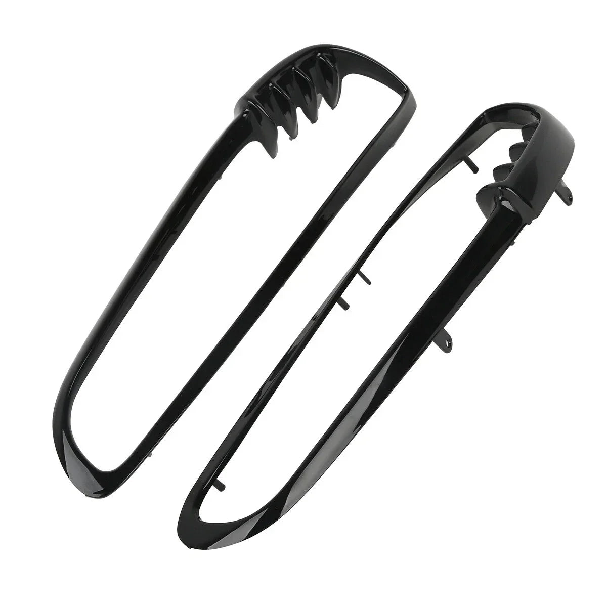 Black Radiator Trim Bezels for Harley V-Rod VRSCA VRSCB Night Rod (2001-2010)