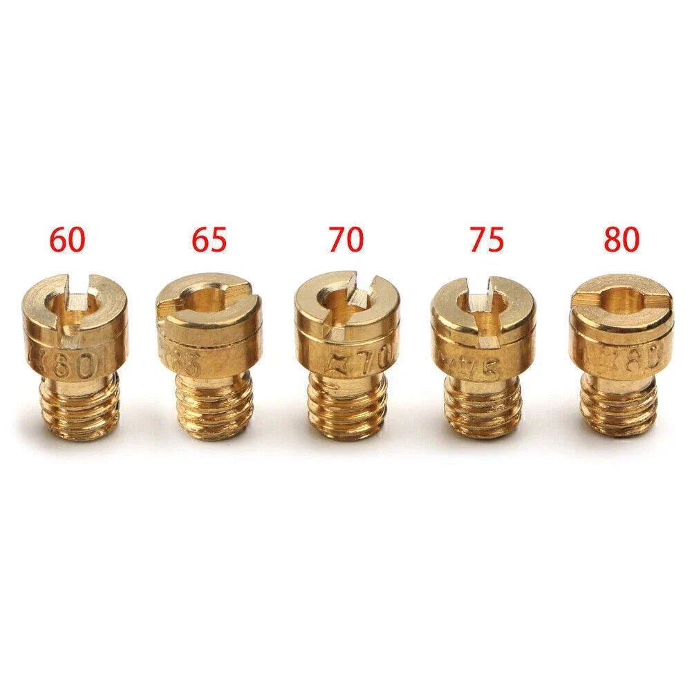 4mm Carburetor Jet Kit 60/65/70/75/80 for 50cc 60cc 80cc Motorized Bike