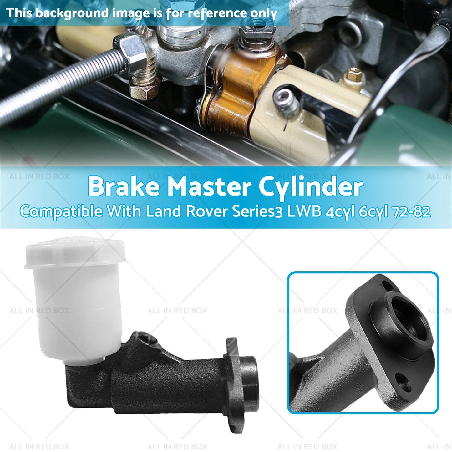 Brake Master Cylinder for Land Rover Series 3 LWB 4 Cyl (1972-1982)