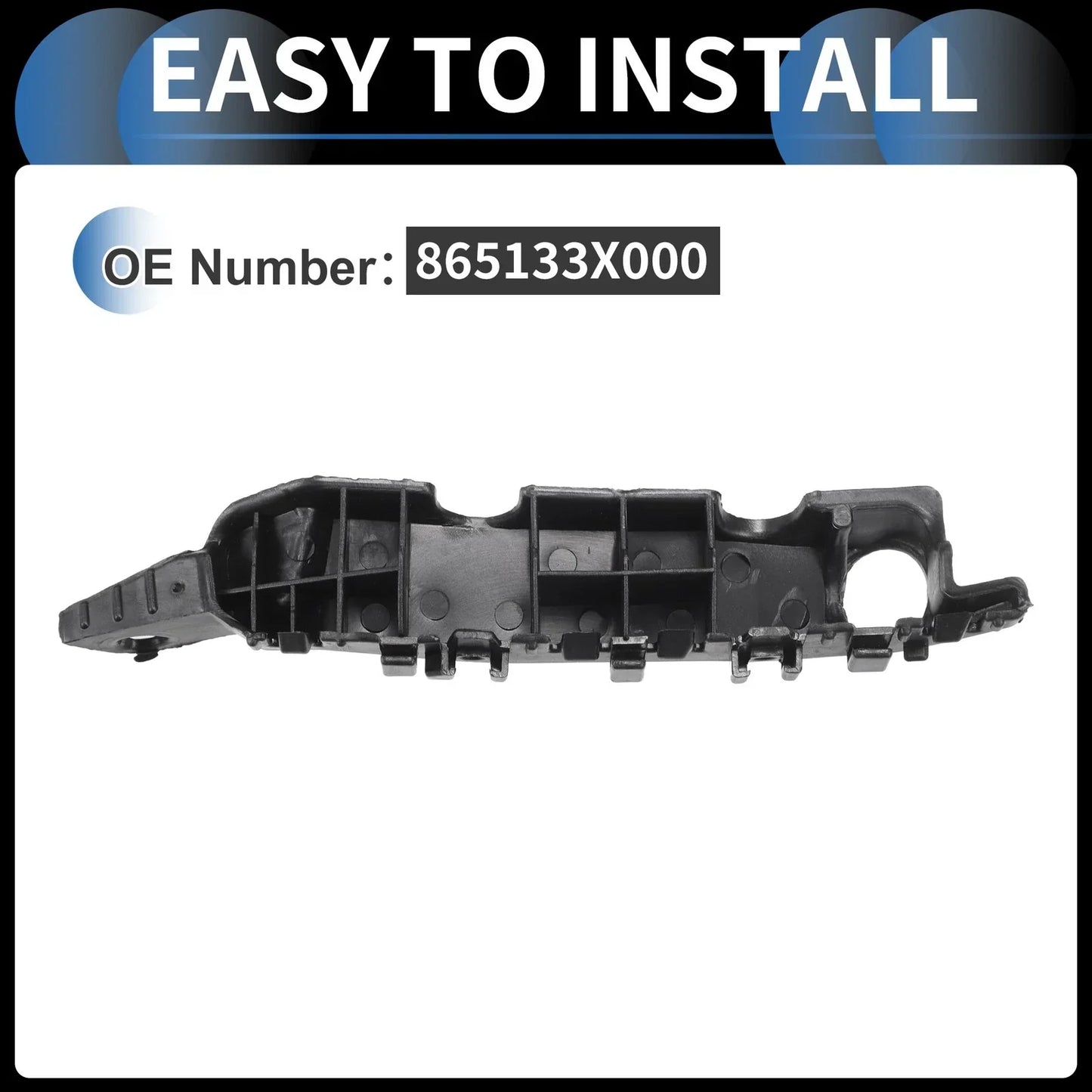Left Front Bumper Retainer Bracket for Hyundai Elantra (2011-2016)