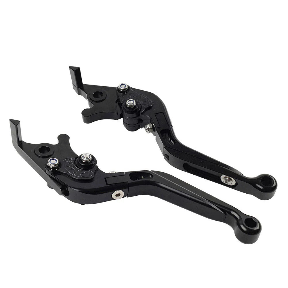 Extendable Brake Clutch Levers for BMW F650GS (2002-2007) Black