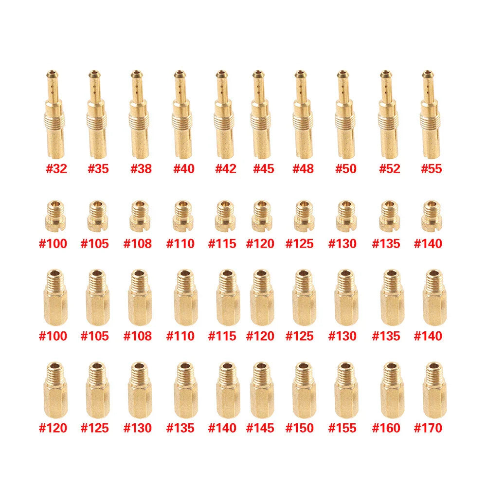 40x Carburetor Main & Pilot Jet Kit for PWM CV CVK PWK PE