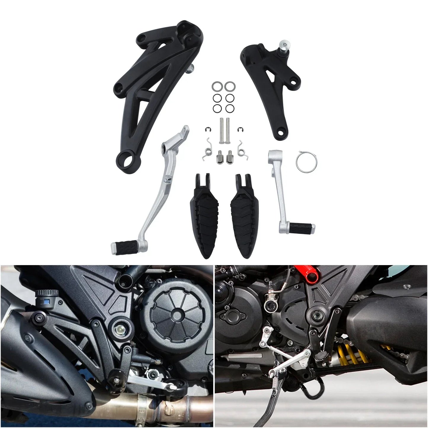 Rider Footpegs Bracket for Ducati Diavel Carbon (2012-2017)
