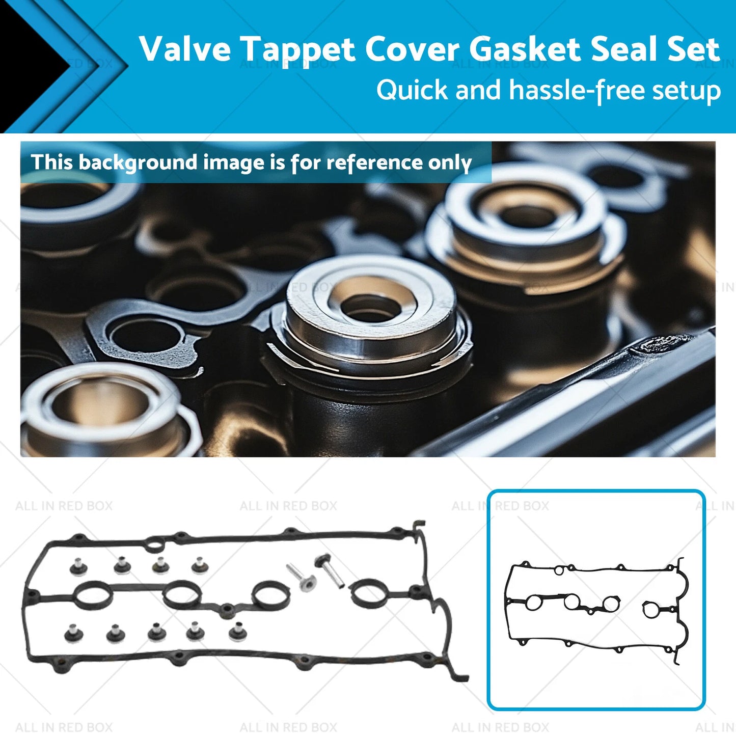 Valve Tappet Cover Gasket Seal Set for Mazda 323, 626, Premacy (2000-2004)