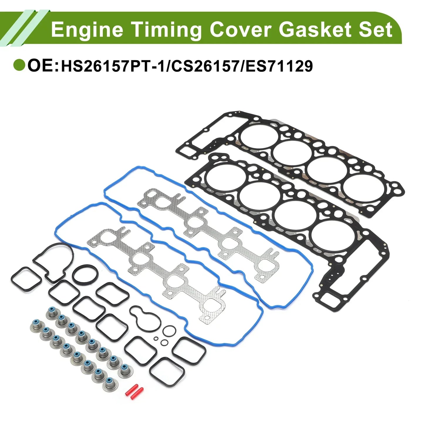 Engine Timing Cover Gasket Set for Dodge Durango 4.7L (2004-2007)