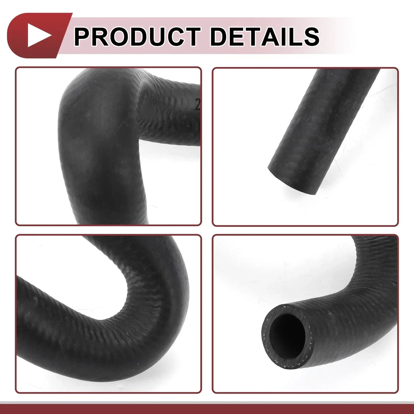 Heater Hose for Mercedes Benz C250 SLK250 2012-2015 2 x Rubber