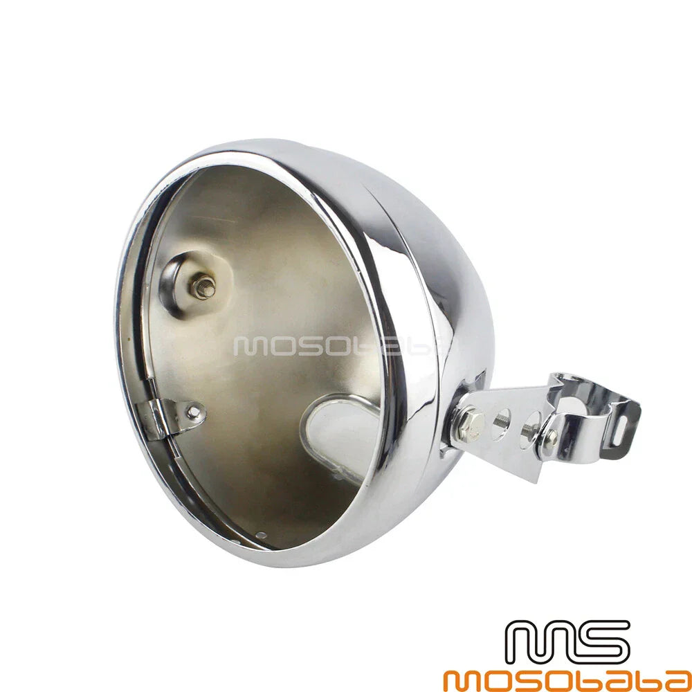 7" Round LED Headlight Mounting Housing for Harley & Honda