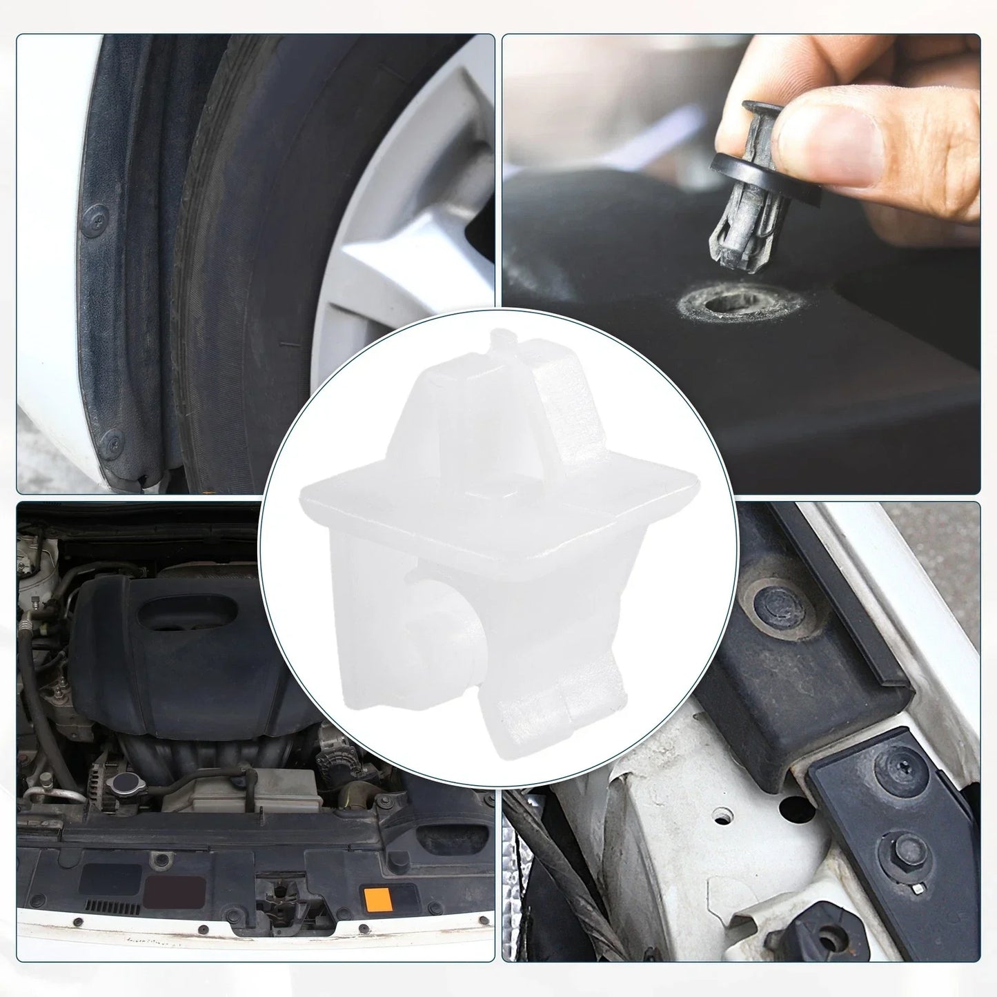 Hood Prop Rod Clip Retainer for Honda Accord CR-V Civic Acura ILX (2013-2023)