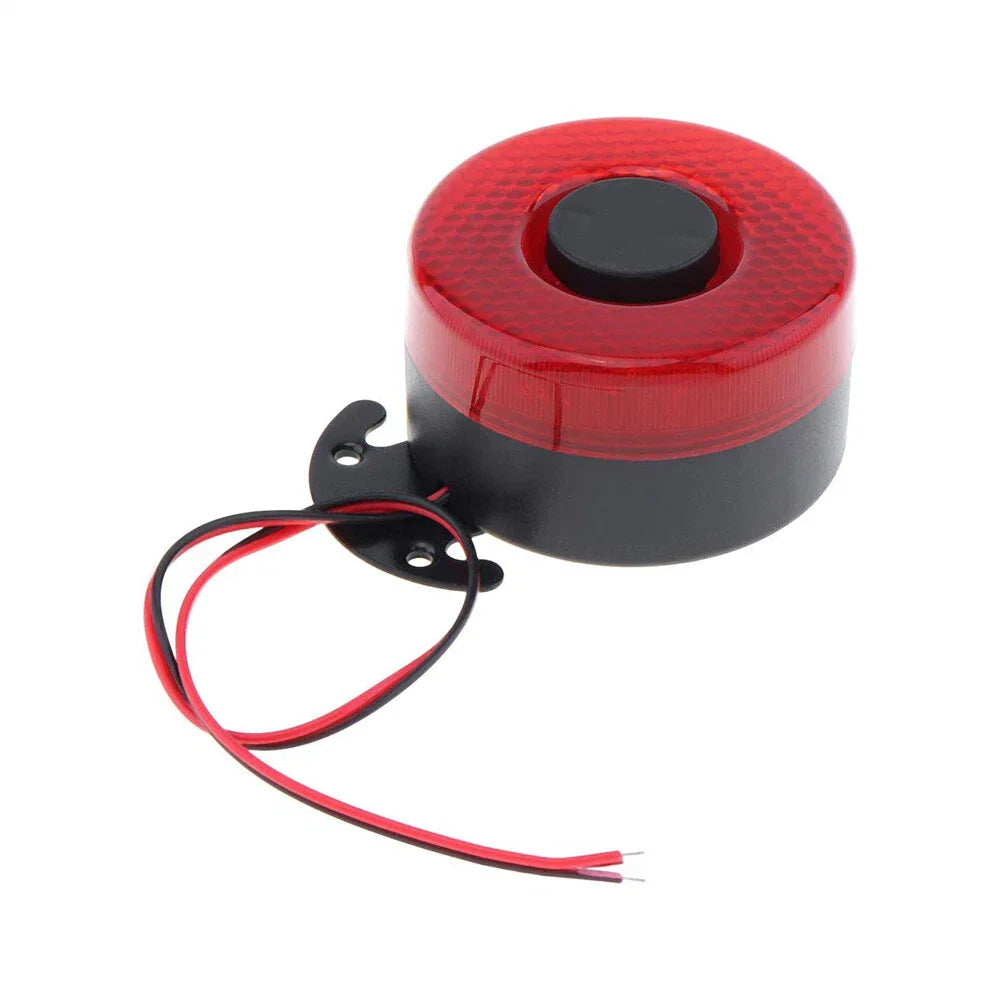 1PC 12V/24V Car Reversing Horn Back-up Alarm 105dB Buzzer with Light