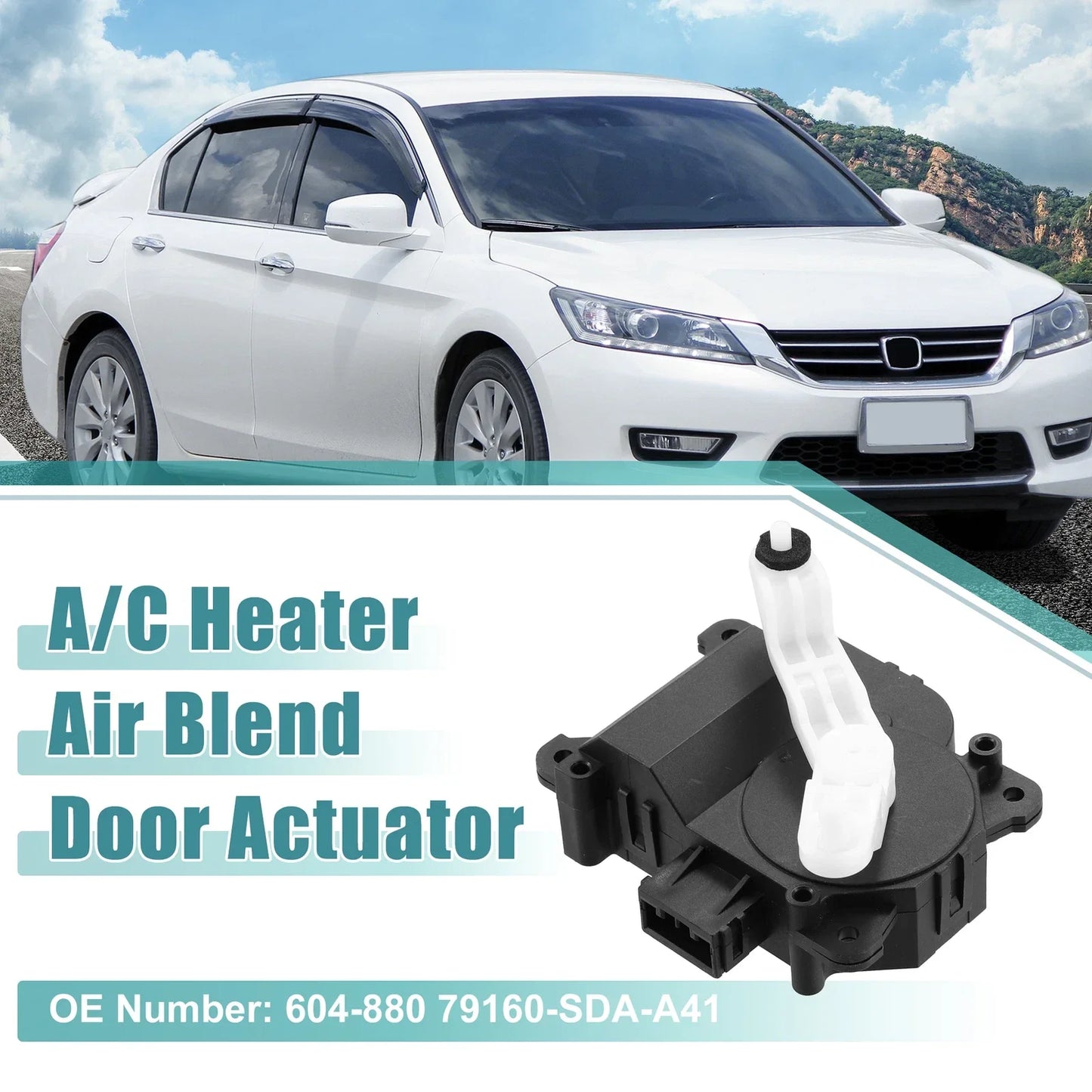 A/C Heater Air Blend Door Actuator for Honda Accord EX V6 3.0L (2003-2007)