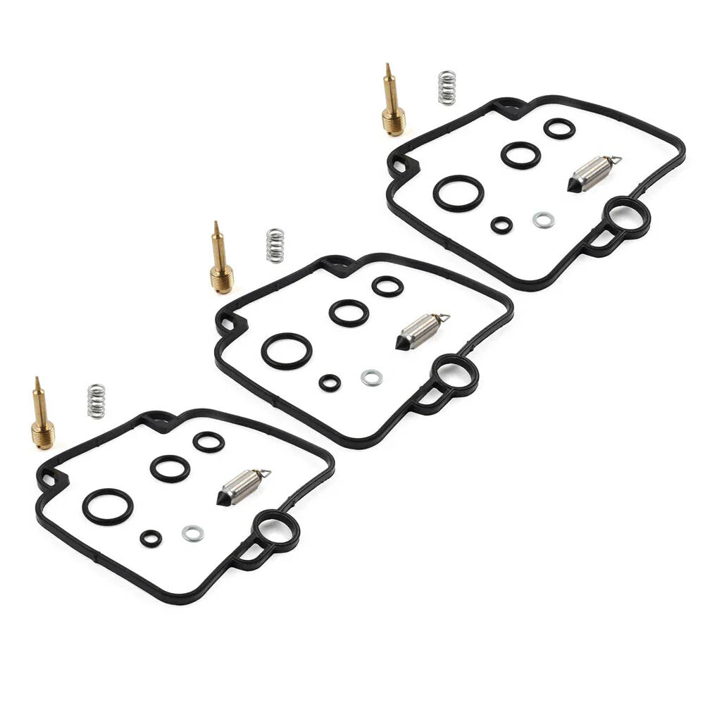 3 x Carburetor Repair Kit for Daytona 750, Tiger 885, Trophy 900, Sprint (1991-2004)