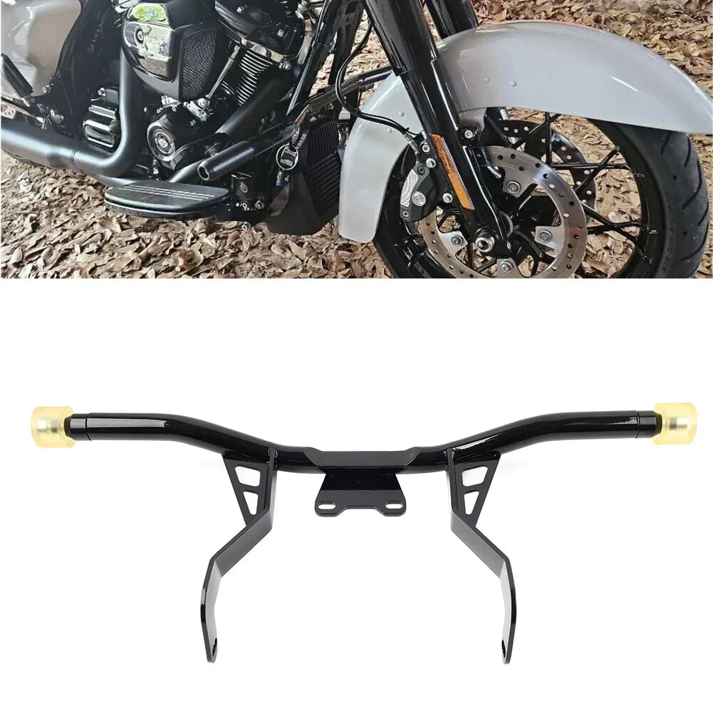 Front Engine Guard Crash Bars for Harley Touring Road Street Glide (2014-2024)