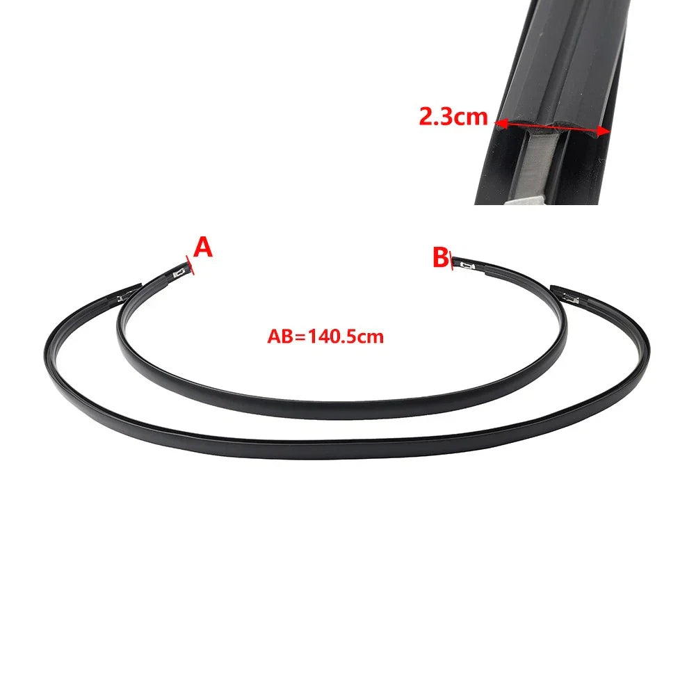 Roof Molding Trim Weather Seal Strip for Honda Civic Sedan (2012-2015)
