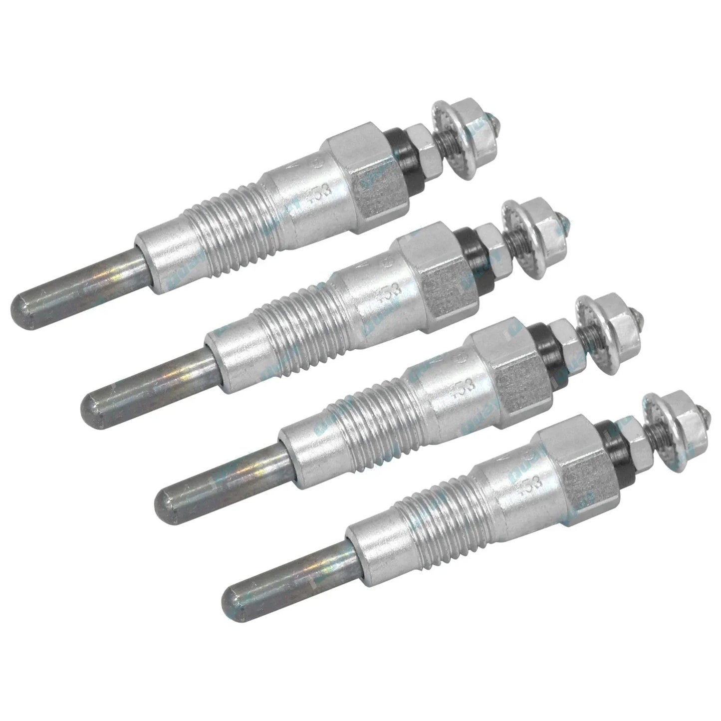 Set of 4 BOSCH Glow Plugs for Navara D21 1986 1987 Diesel 4cyl SD25 2.5L 2488cc