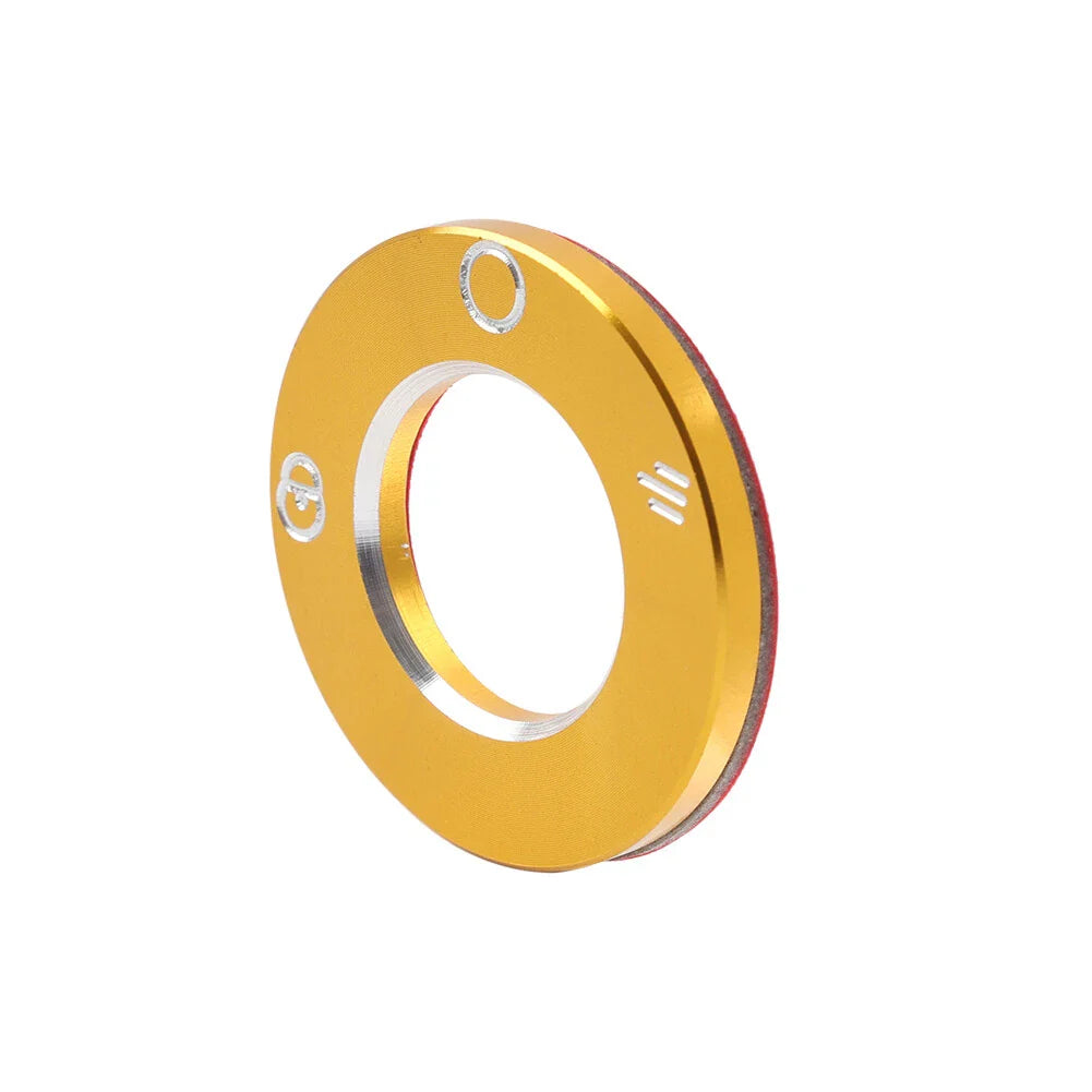 Gold Ignition Switch Lock Trim Ring Cover for Vespa LX LXV S ET4 GTS GTV