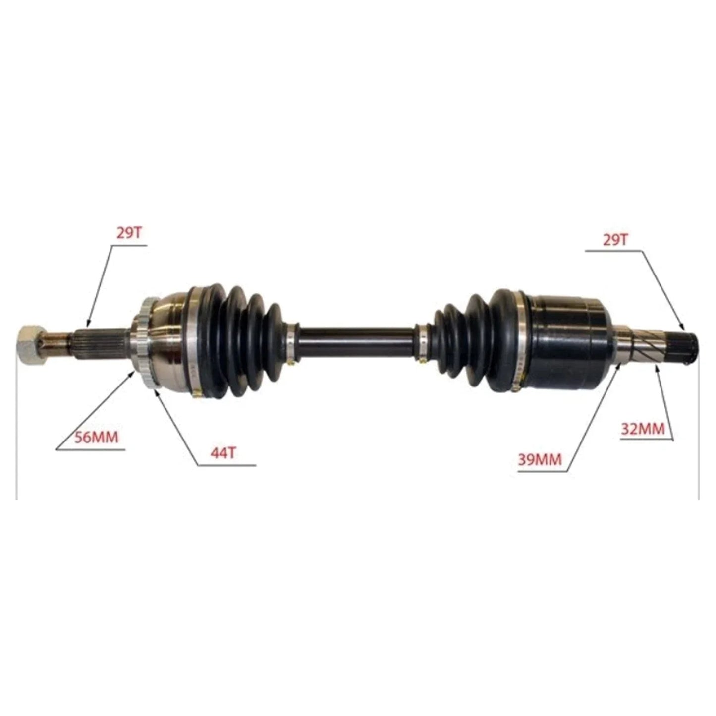 CV Drive Shaft for Nissan X-Trail T31 2008~2014 2.0L Manual Gearbox 6sp