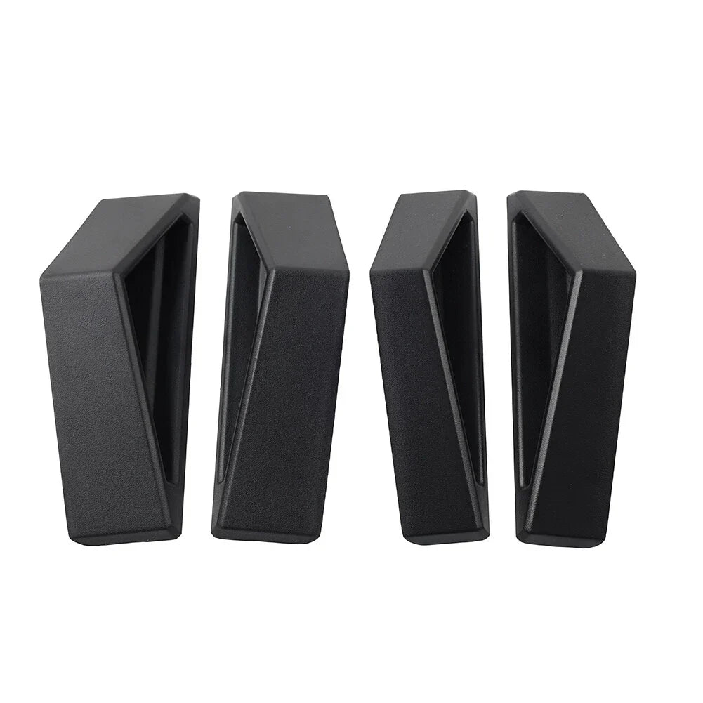4Pcs Black Fingerprint Resistant Interior Door Handles for Tesla Cybertruck (2024)