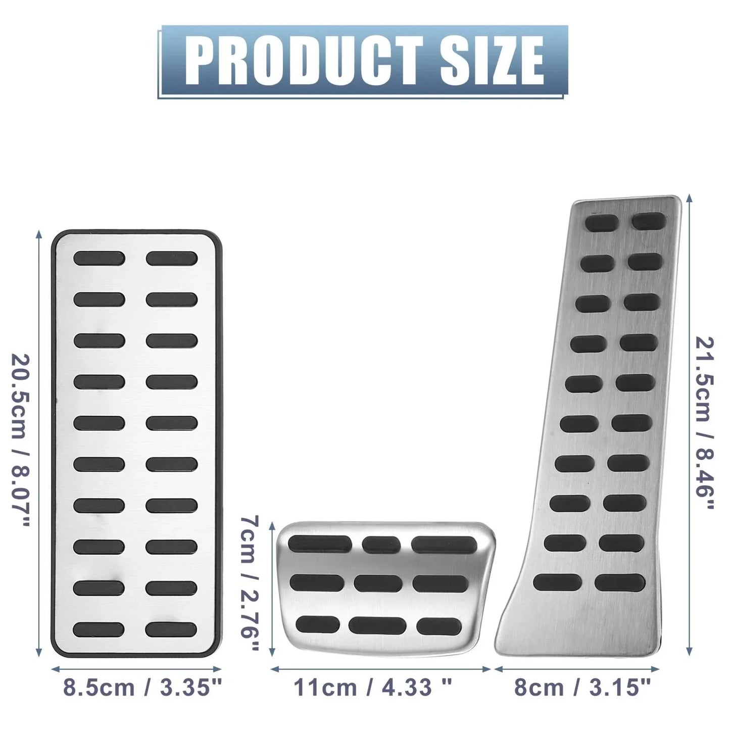 Anti-Slip Brake Gas Accelerator Pedal Pads for Hyundai Tucson (2016-2023)
