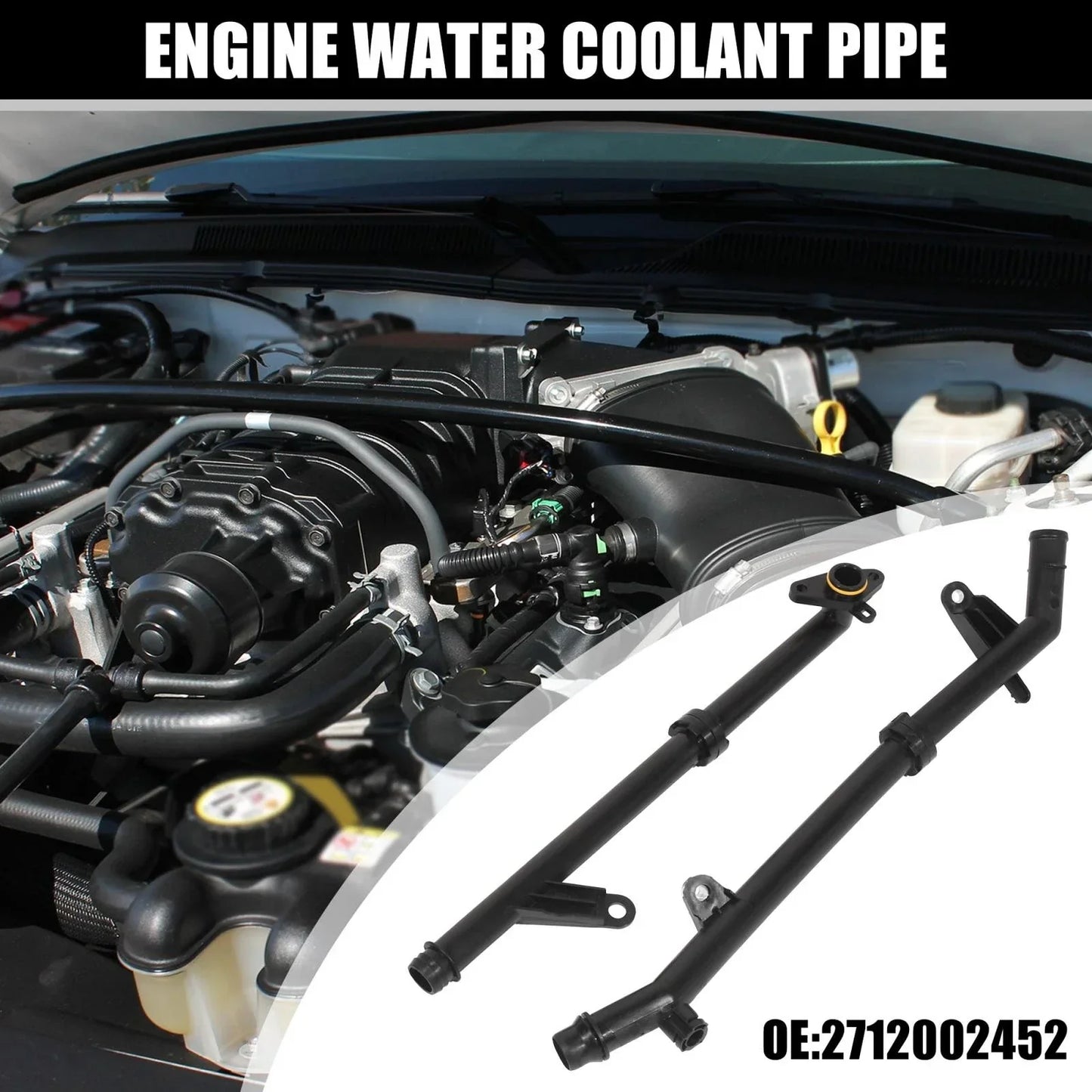 Engine Water Coolant Pipe for Mercedes-Benz C250 SLK250 (2012-2015)