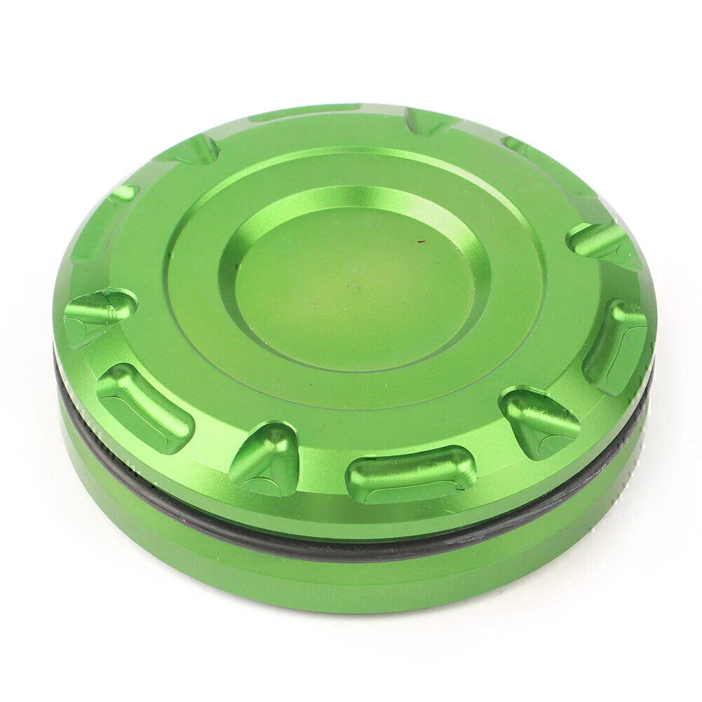 52MM Rear Brake Fluid Reservoir Guard Aluminum Green for Honda Yamaha Suzuki BMW