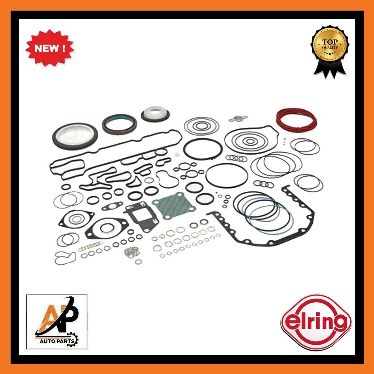 Crankcase Gasket Kit OEM Replacement for Mitsubishi Fuso 6R20 (T4) ()