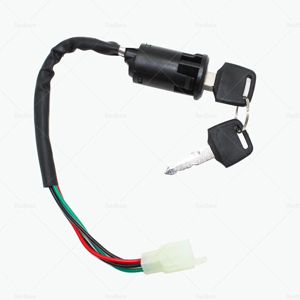4 Wire Ignition Key Barrel Switch for Quad Dirt Bike ATV 50cc-250cc