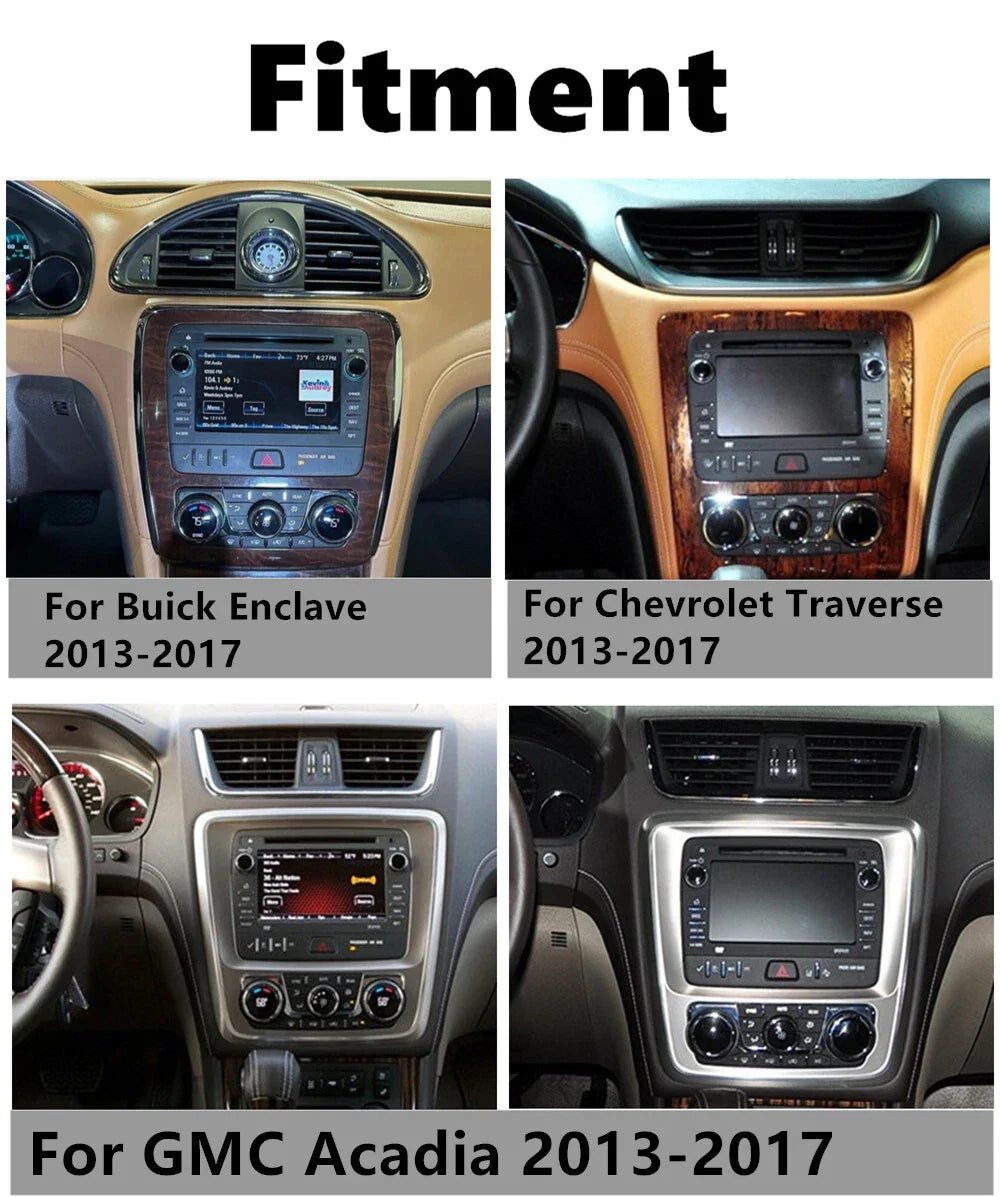 7'' Carplay Navigation for GMC Acadia, Chevrolet Traverse, Buick Enclave (13-17)