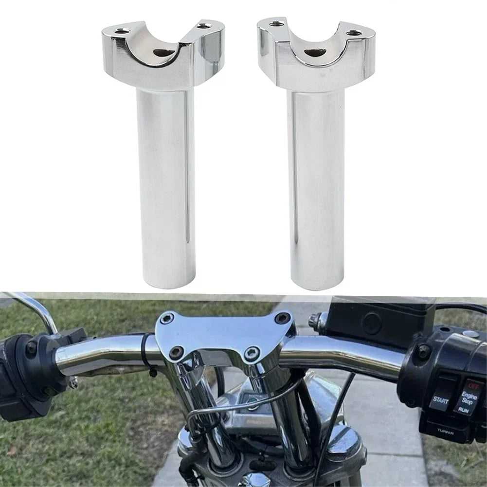 5.5" Straight Handlebar Risers for Harley Touring Dyna Street Bob (2006-2023)