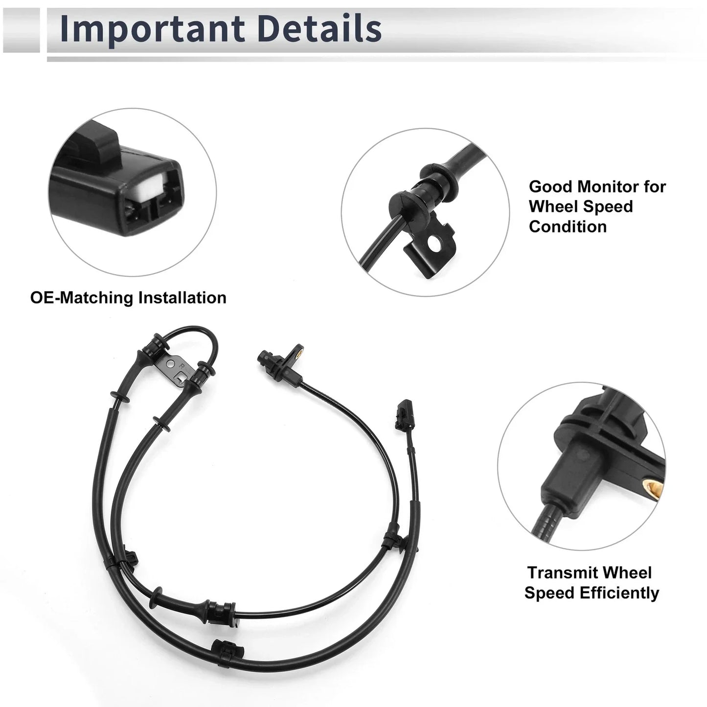 ABS Wheel Speed Sensor for Hyundai Veloster SE (2011-2014)