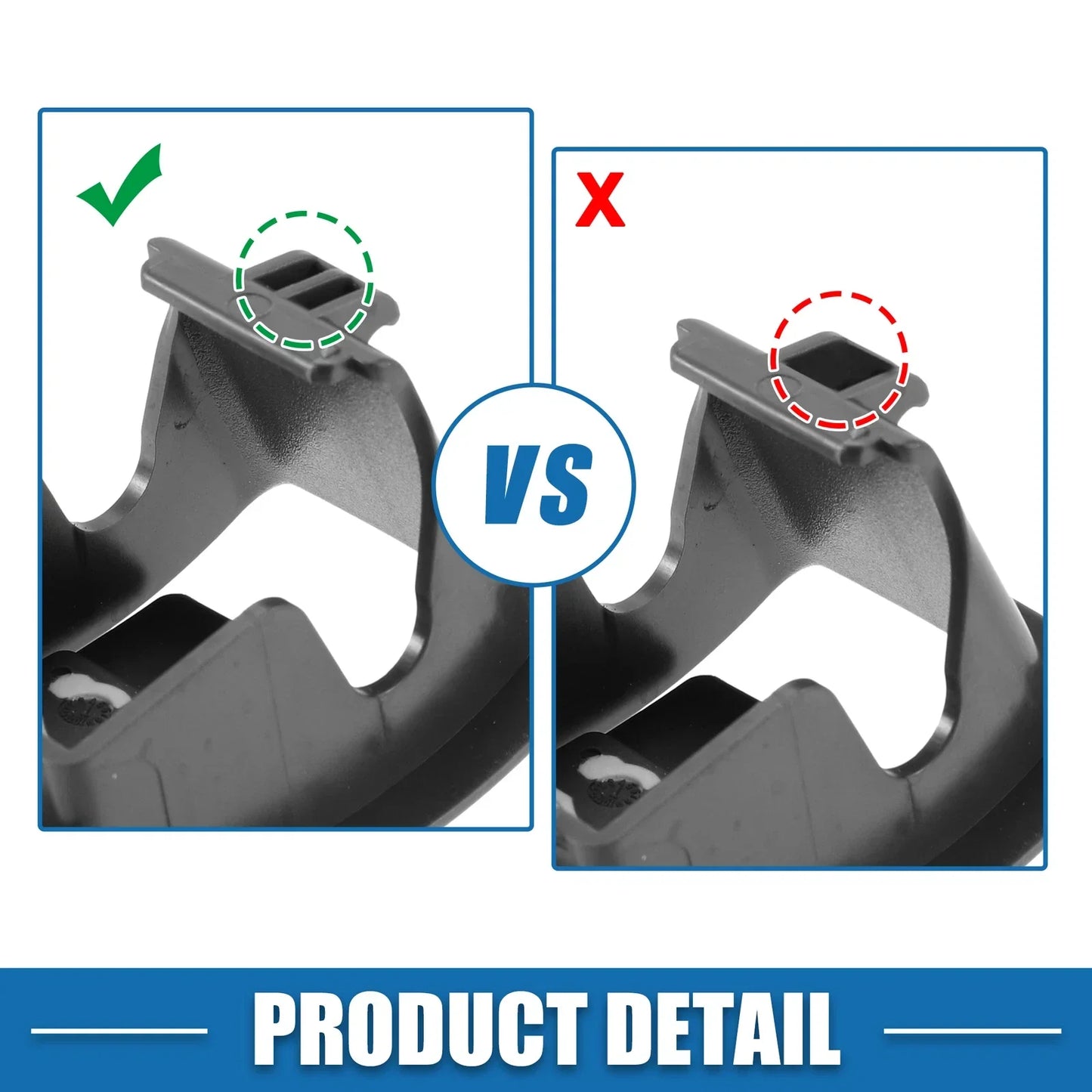 Rear Child Seat Anchor ISOFix Cover for Mercedes Benz C300 (2015-2023)