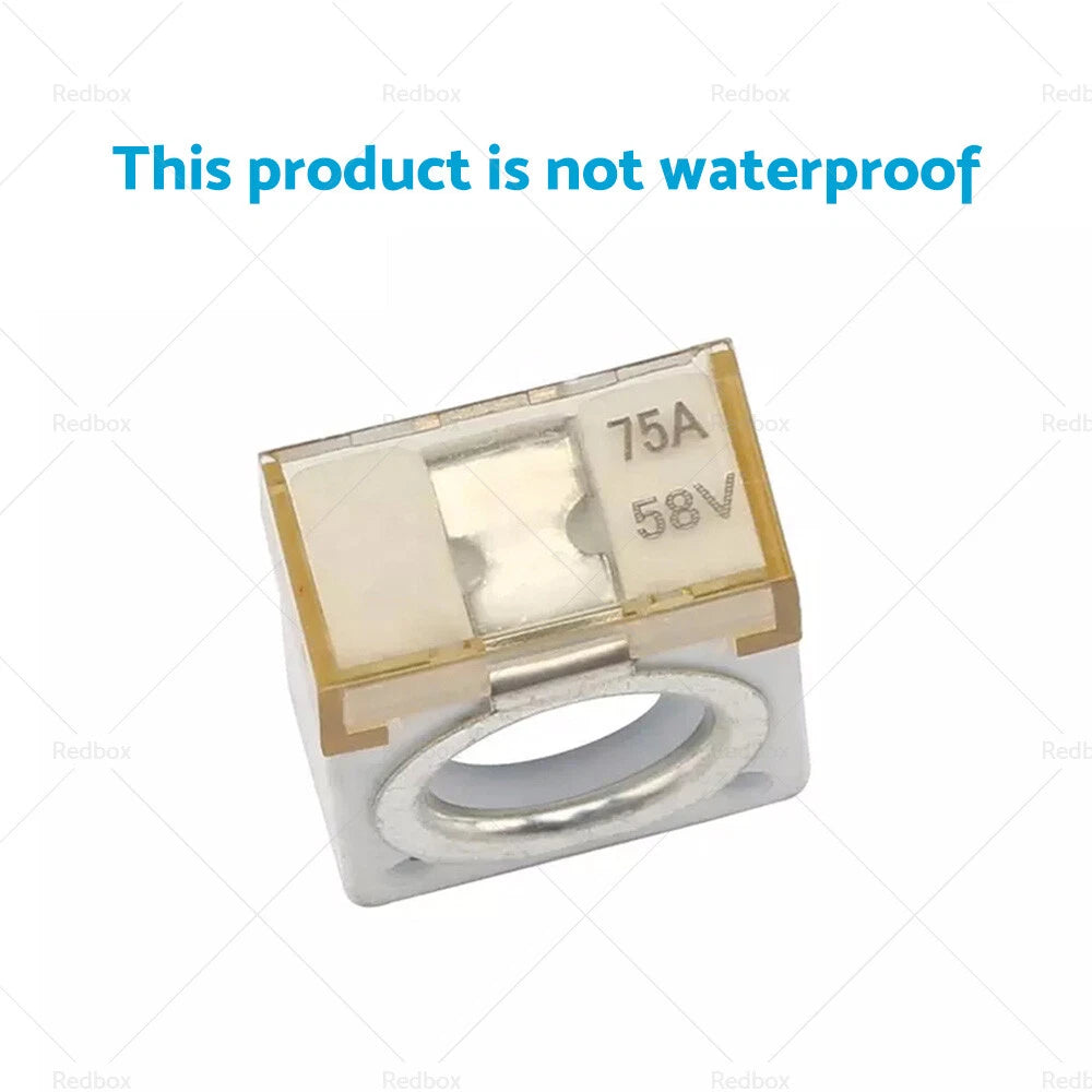 8mm M8 Terminal Fuse Block 75A Waterproof Fuse Box for Various Models