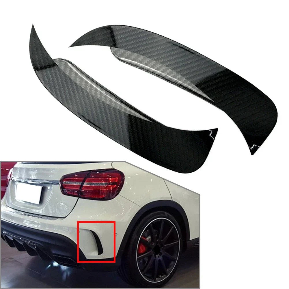 Rear Bumper Splitter Canard Air Vent Trim for Benz GLA Class X156 (2013-2020)