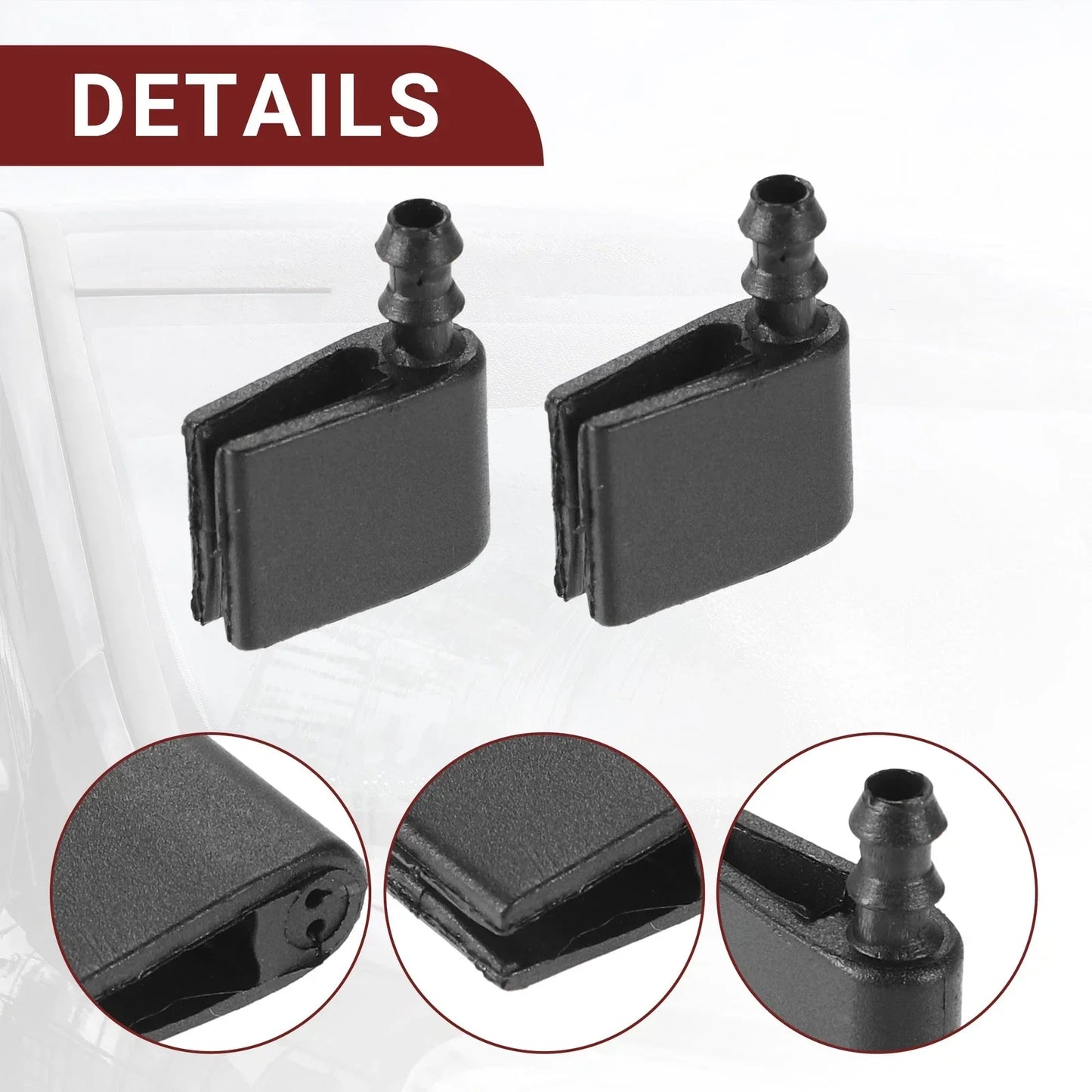 Windshield Washer Nozzle Set for Mercedes-Benz