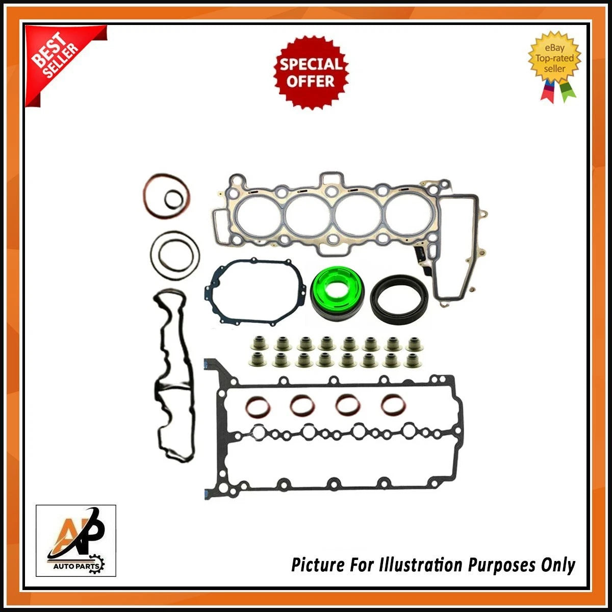 Head Gasket Set OEM for Land Rover Discovery 2.0 TD4 Ingenium (2017–2019)