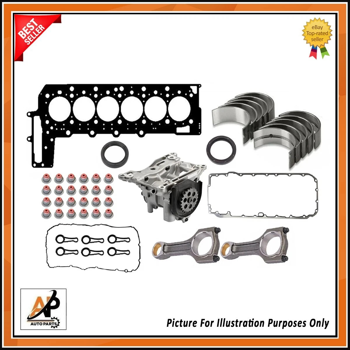 Head Gasket Replacement Kit for BMW 3 4 5 6 7 Series 3.0 Diesel (N57)