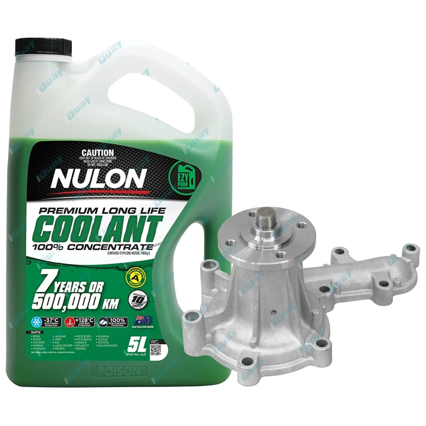 Water Pump + Coolant for Landcruiser 70 75 78 79 80 105 Series 1HZ 1HDT Diesel