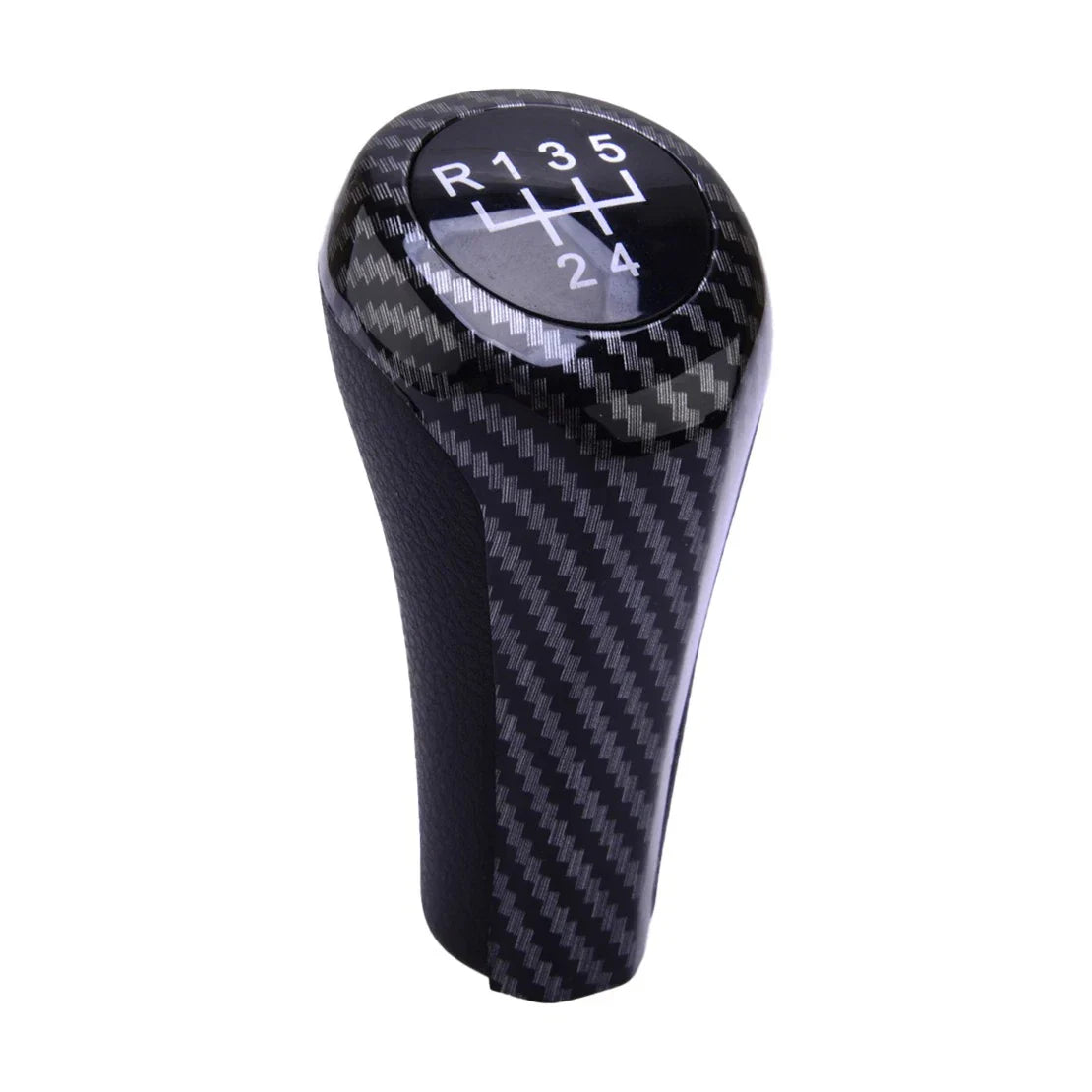 Carbon Fiber 5 Speed Manual Gear Knob for BMW 1 3 5 Series X1 X3 (2004-2023)