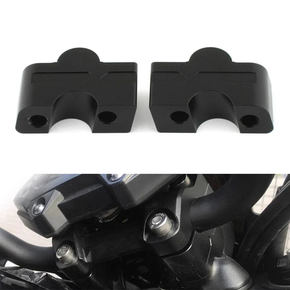 Handlebar Risers Mount Clamps for Kawasaki ER-6N Z650 NINJA650 (2017-2023)