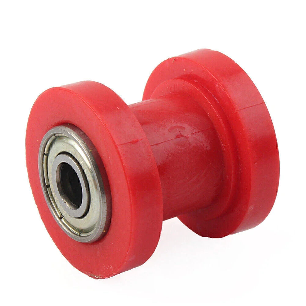 8mm Red Chain Roller Slider Tensioner Guide Pulley for Dirt Bike Motorcycle