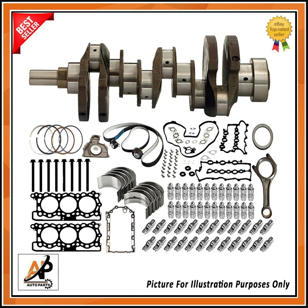 Crankshaft Rebuild Kit Heavy Duty for Land Rover Range Rover 3.0 (306DT) (2003–2005)