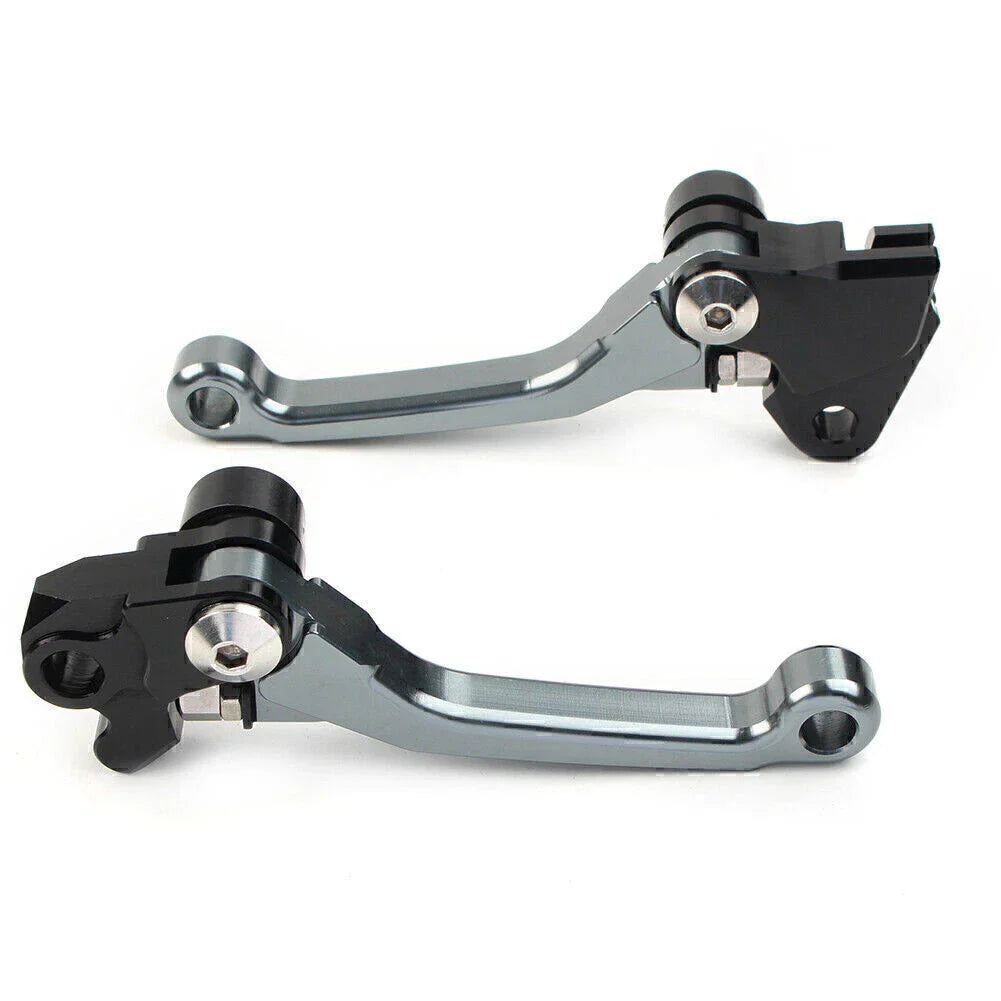 Dirt Clutch Brake Levers GREY for Kawasaki KX450F (2006-2012)