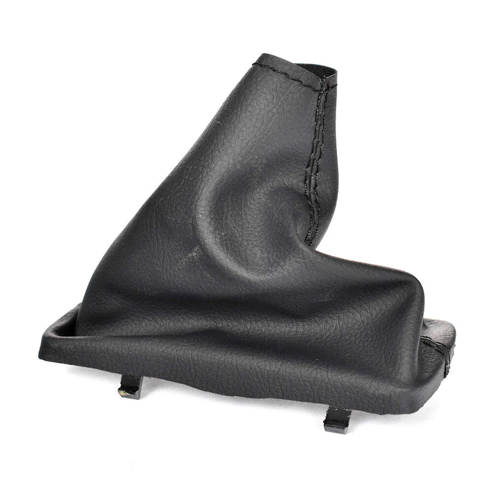 Black Leather Handbrake & T Bar Boot Cover for Falcon FG FGX (08-18)