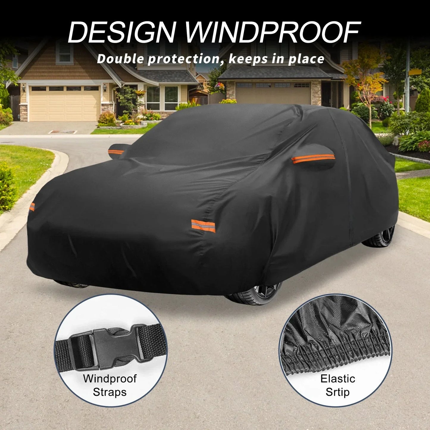 Waterproof 210D-PU Car Cover for Lexus IS Sedan (2014-2023)