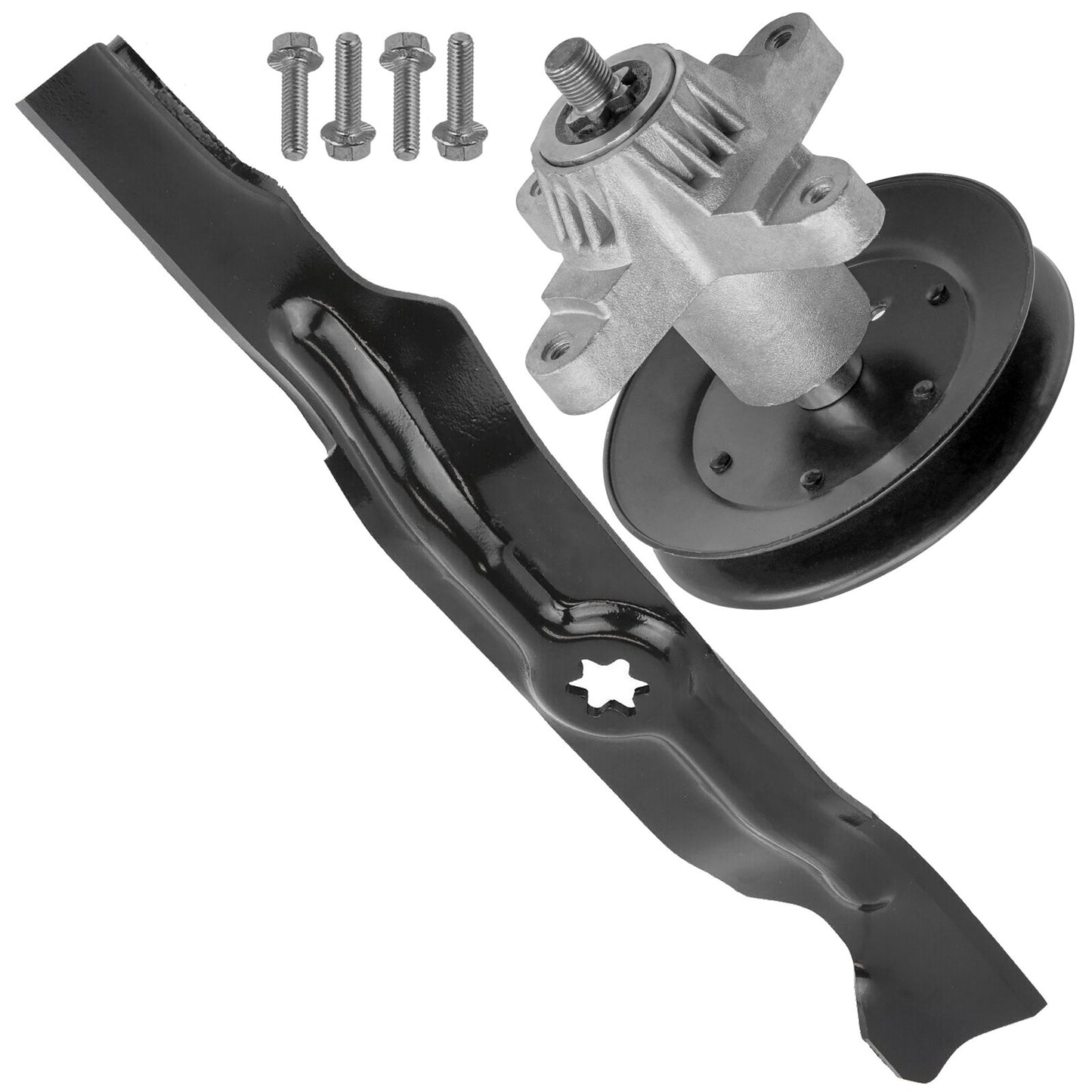 Deck Spindle Assembly with Pulley for MTD RZT-50 17AF2 Zero-Turn (2016–2016)