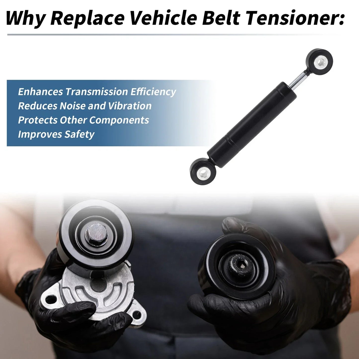 Belt Tensioner for Mercedes-Benz C-Class (1993-2001) Metal 1 x Piece